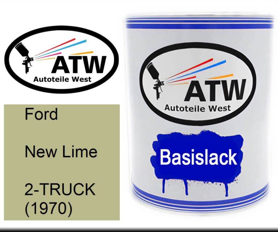 Ford, New Lime, 2-TRUCK (1970): 1L Lackdose, von ATW Autoteile West.